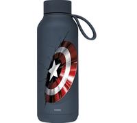 Quokka Bouteille isotherme en acier inoxydable solide avec crochet Slate 510 ml Captain America