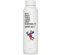 QUOKKA Bouteille isotherme en acier inoxydable solide Blanc 630 ml SPIDER-MAN GREAT POWER