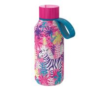 Quokka Solid Kids bouteille isotherme avec attache Zebras 1 pcs