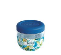 Quokka BUBBLE BLUE PEONIES | CONTENANT ALIMENTAIRE EN MS AVEC COUVERCLE EN SILICONE 770 ML
