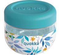 Quokka Bubble Food Jar - Récipient alimentaire en plastique / lunchbox 500 ml (Watercolor Leaves)