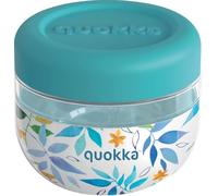 Quokka Contenant alimentaire BUBBLE WATER LEAVES en MS avec couvercle en silicone 500 ml