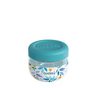 Quokka Contenant alimentaire BUBBLE WATER LEAVES en MS avec couvercle en silicone 500 ml