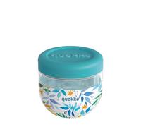 Quokka BUBBLE WATER LEAVES | CONTENANT ALIMENTAIRE EN MS AVEC COUVERCLE EN SILICONE 770 ML