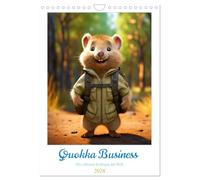 Quokka Business - Les collègues les plus mignons du monde, Version française (Calendrier mural 2026 DIN A4 portrait), Calendrier CALVENDO mensuel