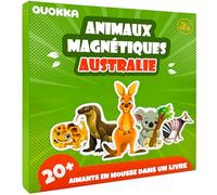 QUOKKA Jeu magnétique pour Enfants de 2 à 3 Ans - Puzzle magnétique Australien de 20 pièces pour Tout-Petits en Avion - Jouets éducatifs pour Les déplacements - Jeux de Voyage et d'apprentissage pour