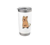 Quokka Kawaii Gobelet isotherme en acier inoxydable double paroi