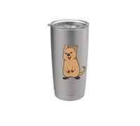 Quokka Kawaii Gobelet isotherme en acier inoxydable double paroi