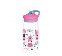 Quokka Kids | Glow | ECOZEN BOUTEILLE AVEC SIPPER FLEURS MELODIQUES 580 ML