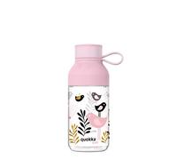 Quokka Kids Ice Birds Bouteille d'eau réutilisable en Tritan sans BPA Grande ouverture pour remplir avec bouchon anti-goutte 430 ml