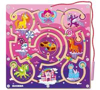 QUOKKA Labyrinthe Magnetique Enfant 2 3 Ans - Jouet Montessori en Bois pour Bebe - Labyrinthe Licorne Jouets Enfants 3 4 Ans - Jeux de Voyage en Voiture - Educatif Cadeau pour Garçons et Filles