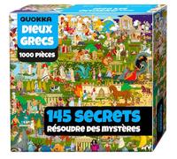 QUOKKA Puzzle 1000 Pièces pour Adultes Mythories Dieux Antiques Grecs - Boîte Premium avec Défis Supplémentaires Amusants - Idéal pour Se Détendre - Stimuler Sa Créativité Et Offrir en Cadeau