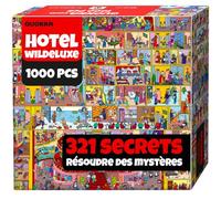 QUOKKA Puzzle 1000 Pièces pour Adultes Mythories Hôtel Budapest - Boîte Premium avec Défis Supplémentaires Amusants - Idéal pour Se Détendre - Stimuler Sa Créativité Et Offrir en Cadeau