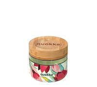 Quokka DELI SPRING | CONTENANT ALIMENTAIRE EN VERRE AVEC COUVERCLE EN SILICONE 500 ML