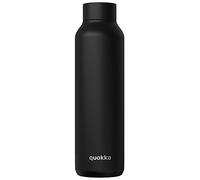 Quokka Solid - Jet Black 850 ML |Bouteille d'eau en Acier Inoxydable avec Isolation par Double Paroi |Gourde Reutilisable sans BPA - maintient Le Liquide Froid jusqu'à 24h, Chaud jusqu'à 12h