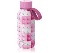 Quokka Solid Kids bouteille isotherme avec attache Pink Bricks 1 pcs