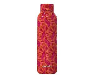 Quokka Solid - Orange Bloom 630 ML | Bouteilles d'eau en acier inoxydable sans BPA | Bouteille thermique à double paroi - Maintient le froid et la chaleur pour les enfants et les adultes
