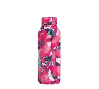 Quokka Solid - Pink Bloom 510 ML |Bouteille d'eau en Acier Inoxydable avec Isolation par Double Paroi |Gourde Reutilisable sans BPA - maintient Le Liquide Froid jusqu'à 24h, Chaud jusqu'à 12h