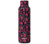 Quokka Solid - Tiny Tulips 850 ML |Bouteille d'eau en Acier Inoxydable avec Isolation par Double Paroi |Gourde Reutilisable sans BPA - maintient Le Liquide Froid jusqu'à 24h, Chaud jusqu'à 12h