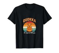Quokka The Happiest Little Guy Coucher de Soleil Souriant T-Shirt