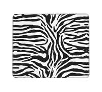 quopvn Tapis de souris lavable imprimé zèbre avec base en caoutchouc antidérapant pour ordinateur portable