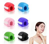 Quorumsg 6 Pièces Jawliner Trainer, Matériau en Silicone Jawline Trainer pour Double Menton, Durable Machoire Musculation, pour Renforcer et Resserrer la Ligne de la Mâchoire et Le Cou