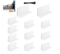 Quorvex Bloqueur sous Canapé - Bloqueur sous Lit pour Chats et Jouets | 12 Pièces Barrière Anti-Chat Solide Protecteur d'animaux pour Salon Salle à Manger Hôtel Camping-Car