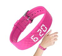 Quorvex Bracelet De Réveil - Montre Portable avec Minuterie Silencieuse - Réveil De Poignet Vibrant Ajustable | pour Femmes Hommes Adultes Filles Seniors Personnes Âgées