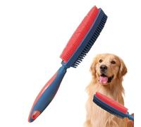 Quorvex Brosse Pour Chien - Démêloir Double Face Soin Animal - Outil de Soin Pour Animaux - Nettoyage Bain Massage Enlèvement Poils Mort