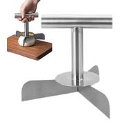 Quorvex Diviseur De Pâte Et Séparateur De | Acier Inoxydable 3 Parties Égales Et Uniformes Réutilisable Accessoire,Grattoir De Cuisine Pour Aliments - Pour La Cuisine Familiale, s, Gâteaux, Biscuits,