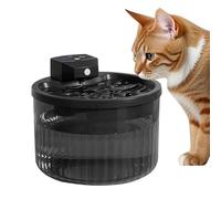 Quorvex Fontaine à eau pour chats d'intérieur - 2 L - Fontaine à boire silencieuse pour chats - Pour vétérinaires, abris pour animaux, propriétaires de ferme, garage, grange, terrasse, chatterie
