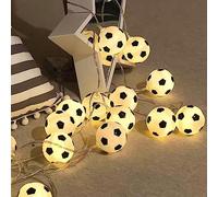 Quorvex Guirlande lumineuse à DEL - Lumières de jardin de 2 m, 20 LED décoratives étanches pour intérieur ou extérieur, mariage, plage, jardin, Noël, Halloween