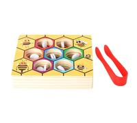 Quorvex Jeu d'Éveil de Tri pour Enfant - Jeu de Motricité Fine Piège à Abeilles | Jouet Éducatif d'apprentissage pour 3 Ans et Plus Maternelle Crèche Intérieur Extérieur Voyage