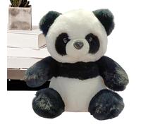Quorvex Jouet en Peluche Panda - 18 X 18 X 25 Cm Compagnon Apaisant Émotionnel | Panda Animal en Peluche | Animal en Peluhe Mignon pour Les Femmes, Les Adolescents, Adultes, Garçons, Fille
