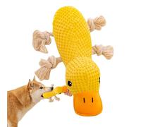 Quorvex Jouets en Peluche pour Chiens - Forme De Canard avec Couineur,Jouets en Peluche d'animaux Mignons,pour Le Voyage Le Jeu en intérieur l'enrichissement à la Maison la réduction de l'ennui et Le