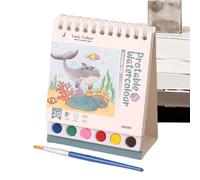 Quorvex Livre De Coloriage À L'aquarelle | Carnet De Dessin Avec Pinceau | Peinture Éducative et Activités Créatives pour la Maison