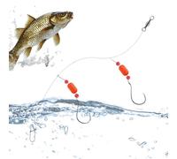 Quorvex Montages De Pêche en Eau Salée, Équipement Surfcasting, Hameçons pour Bars, Carangues, Silures et Carrelets en Mer, Rivière, Étang