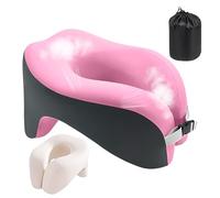 Quorvex Oreiller Cervical pour Dormir | Oreiller de Sieste pour Étudiants - Accessoire Sieste en Mousse Mémoire pour Camping Plein Air Cinéma en Famille Bénévoles Professeurs Yoga Trajets en Voiture