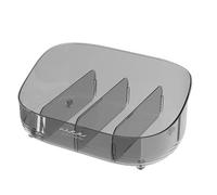 Quorvex Organiseur de maquillage pour coiffeuse - Boîte à cosmétiques amovible à 4 compartiments - Organisateur de parfum | Pour salle de bain, chambre à coucher, coiffeuse, comptoir, commode, bureau