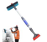 Quorvex Petite Pelle à Neige | 360° Pelle À Neige Rotative avec Une Brosse | Grattoir pour Enlever la Glace du Pare-Brise - pour La Vitre Le Pare-Brise L'Allée La Voiture Le Véhicule Le Camion Le SUV