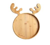 Quorvex Planche de Service de Noël - Plat de Service en Bois Élégant pour Fêtes | Réutilisable pour Apéritif Dîner Pique-nique Mariage