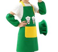 Quorvex Tablier Enfant - Blouse d'Artisanat Ajustable,Tablier d'Art pour,Pour Garçons Et Filles De 2 À 12 Ans Pour La Pâtisserie La Cuisine La Salle De Classe La Maison Le