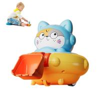 Quorvex Voiture à Remontage,Jeux Éducatifs Apprentissage des Animaux - Camion Jouet Interactif Adorable pour Tout-Petits | pour Garçons Filles Maison Préscolaire Anniversaire Fêtes Noël Jour des