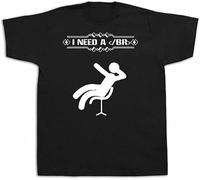 Quote Proverb T Shirt Graffiti Pullover s Special Event Gift Tee I Need A Br Break Rest Easy Manches Courtes(XX-Large)