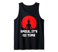 Quote Relaxation qi-Gong Simple Smile It's qi Time Qigong Débardeur