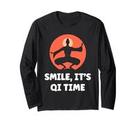 Quote Relaxation qi-Gong Simple Smile It's qi Time Qigong Manche Longue