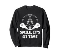 Quote Relaxation qi-Gong Simple Smile It's qi Time Qigong Sweatshirt