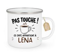 quotedazur Café-Croissant - Mug Meilleure Tutrice Du Monde - Blanc/Emaille | Idéal pour exprimer de la gratitude envers une tutrice exceptionnelle.
