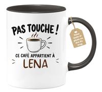 quotedazur Café-Croissant - Mug Meilleure Tutrice Du Monde - Noir/Céramique | Idéal pour exprimer de la gratitude envers une tutrice exceptionnelle.