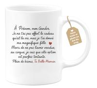 quotedazur Café-Croissant - Mug Personnalisé Tasse Cadeau Noël Version Optimisée Limitée À 120 Caractères De La Phrase Fournie - Blanc/Céramique